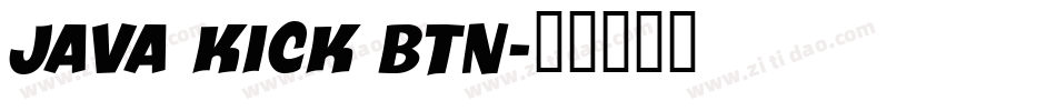 Java Kick BTN字体转换